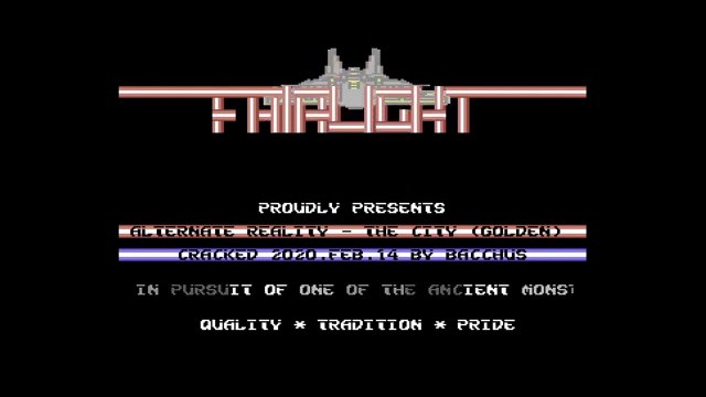 C64 Cracktro - Alternate Reality - The City by Fairlight