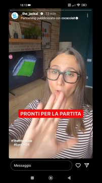 anche noi vediamo la partita dell'italia