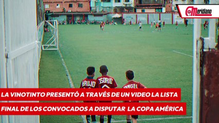 ¡Los 26 Vinotintos para la Copa América!
