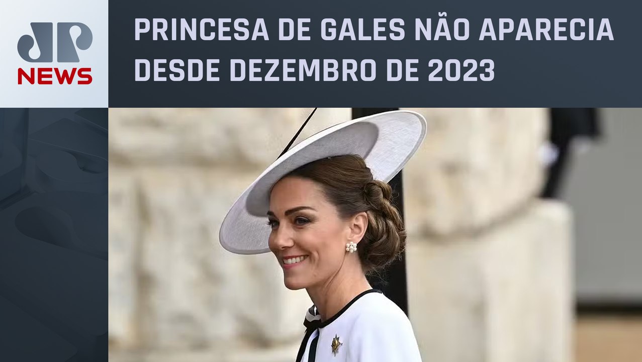 Kate Middleton faz primeira aparição pública após anúncio sobre câncer