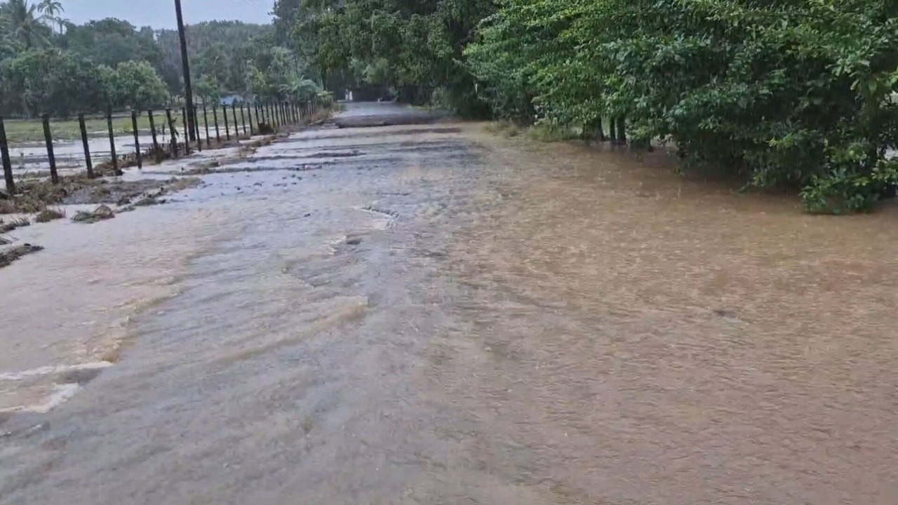 Lluvias dejan calles anegadas y viviendas afectadas en Quebro, Veraguas