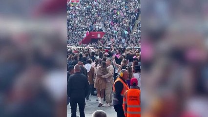 Taylor Swift Eras Tour show sees couple get engaged