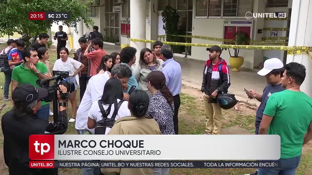 Estudiantes levantan la toma de la Uagrm y anuncian que se retomarán las clases el lunes