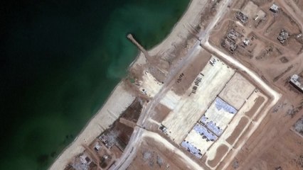 미, 가자 인공부두 한 달 만에 임시철거...바닷길 지원 또 난항 / YTN