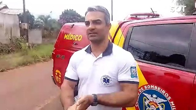 Briga de trânsito termina com homem ferido com golpes de facão no bairro Cataratas, em Cascavel