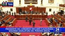 Alejandro Soto cierra periodo como presidente del Congreso con un 72% de desaprobación