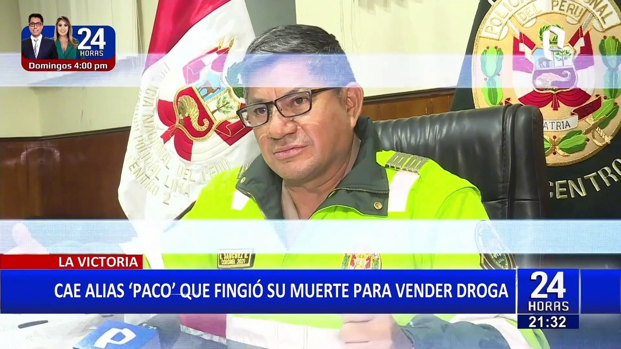 Figuraba como muerto en Reniec, pero vendía droga en La Victoria