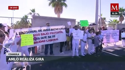 Personal médico busca abordar a AMLO y a Sheinbaum para solicitar garantías laborales en Coahuila