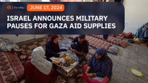 Israeli military announces tactical pauses in Gaza for aid supplies