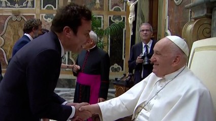 La reunión del Papa con cómicos de todo el mundo: "Pueden reírse de Dios"