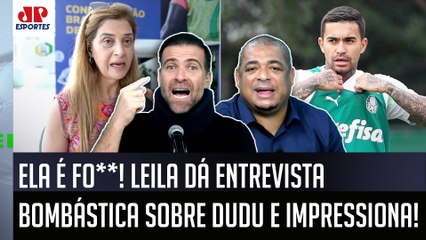 "A Leila DESMORALIZOU COMPLETAMENTE o Dudu! É SURREAL como..." ENTREVISTA sobre Palmeiras e Cruzeiro