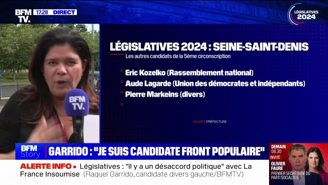 Législatives: Je ne suis pas experte en 'mélenchonlogie , réagit Raquel Garrido, candidate DVG en Seine-Saint-Denis, après sa non-investiture par LFI