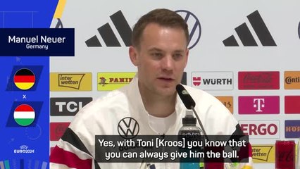 Neuer praises pass-master Kroos