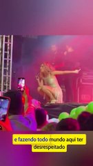 Wanessa reage é xingada e expulsa hater de show em Minas Gerais