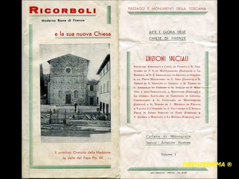 Ricorboli (Firenze) La storia del Rione e della Chiesa 1940