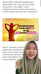 Happy Father’s Day Dads!!! Haa korang wish tak lagi tu??? Risau tak dapat duit raya haji jekk