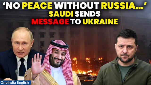 Zelensky's Peace Plan Snubbed? Saudi Arabia Seeks Russia's Role Despite Ukraine’s Appeal| Watch
