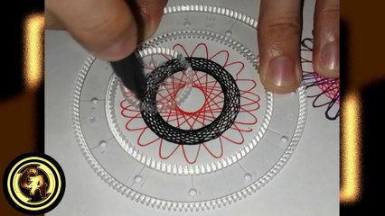  DIBUJANDO con un espirógrafo circular  (Video 8)
