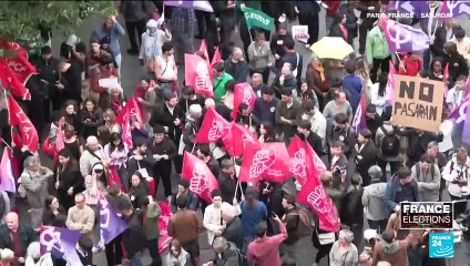 France : protesters stand up to far-right ahead of elections