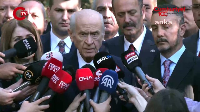 Devlet Bahçeli: 'Cumhur ittifakı devam edecektir, bizde çatlama olmaz'