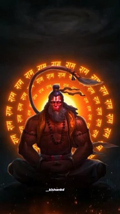 Jai Shri Ram ♥️ Ram bhakt Hanuman ji ♥️♥️♥️ #hanuma #ram #god