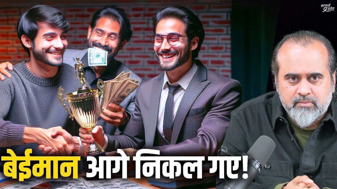 हम ईमानदार रह गए, बेईमान आगे निकल गए || आचार्य प्रशांत (2022)