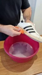 Trick to remove dirt from shoes, sneakers and more!