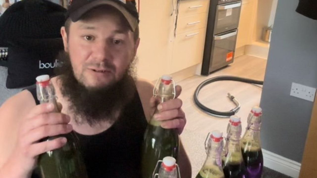 Forager lives off plants he finds and claims th...