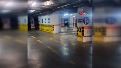 Kağıthane'de kurbanlık boğa otoparka girdi: Ekiplerle köşe kapmaca oynadı