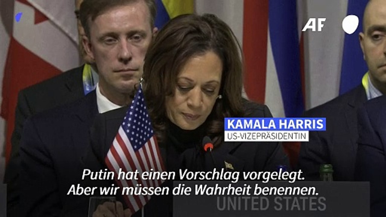 Kamala Harris: Putin will keine Verhandlungen, sondern Kapitulation