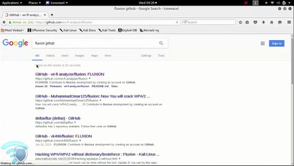 wifi password crack using FLUXION