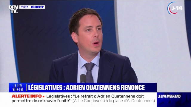 Le retrait d'Adrien Quatennens était nécessaire estime Yoann Gillet, député sortant RN