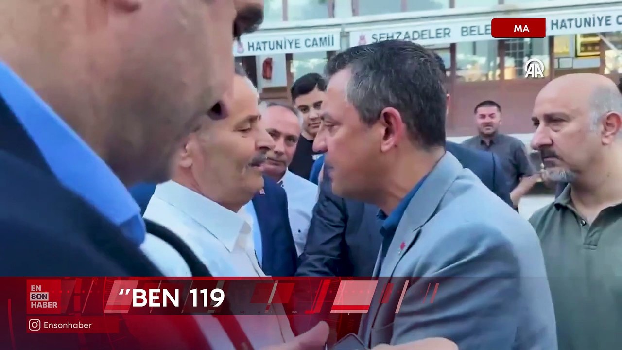Özgür Özel ile vatandaş arasında 'Hamas' tartışması