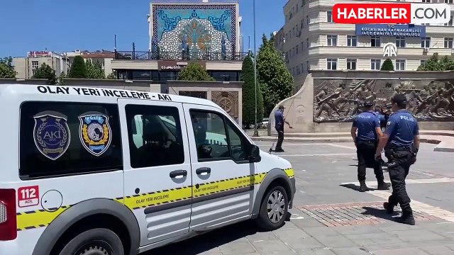Kayseri'de Atatürk Anıtı'na zarar veren 2 şüpheli yakalandı