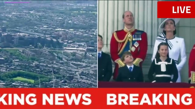 Princess of Wales joins royals on balcony during first public appearance since cancer diagnosis