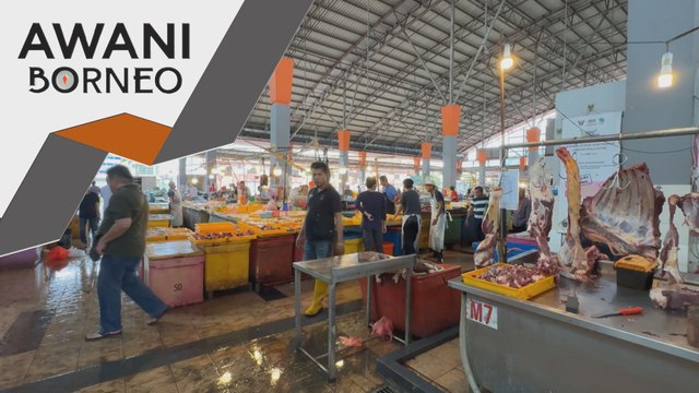 Tinjauan Medan Niaga Satok, barangan keperluan mencukupi