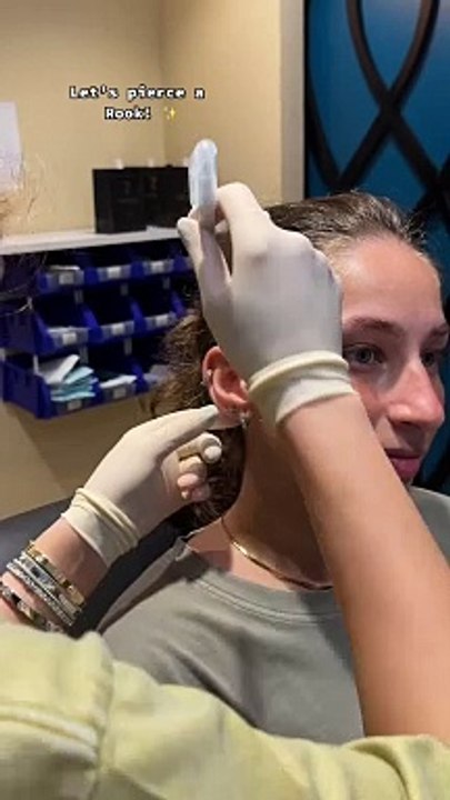 Perfect Rook Piercing at Piercing Zone in Dubai by Dr. Vikas! #rookpiercing #bellypiercing