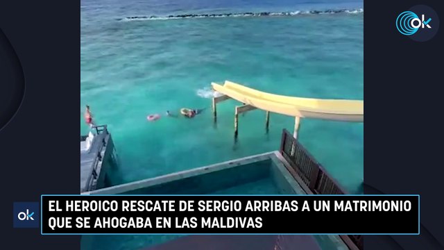 El heroico rescate de Sergio Arribas a un matrimonio que se ahogaba en Las Maldivas
