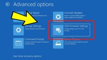 How To Fix UEFI Firmware Settings missing / Not Found and Not Showing in Windows 11 / 10 / 8 / 7