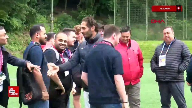 Almanya'da kamp yapan A Milli Takım'da bayramlaşma