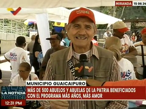 Miranda | Abuelos y abuelas fueron beneficiados con el programa Más años, Más amor