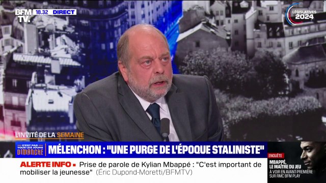 François Hollande candidat aux législatives: Je trouve ça pathétique , affirme Éric Dupond-Moretti