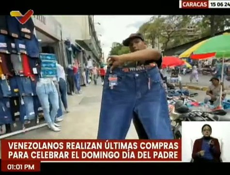 Caracas | Ciudadanos realizan compras de última hora para celebrar el Día del Padre