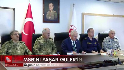 MSB'nı Yaşar Güler'in konuşması: Örgütün hareket kabiliyetini bitme noktasına getirdik