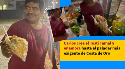 Carlos crea el Tosti Tamal y enamora hasta al paladar más exigente de Costa de Oro