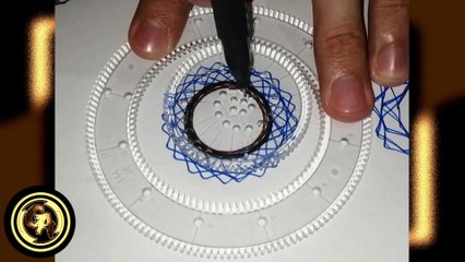  DIBUJANDO con un espirógrafo circular  (Video 9)