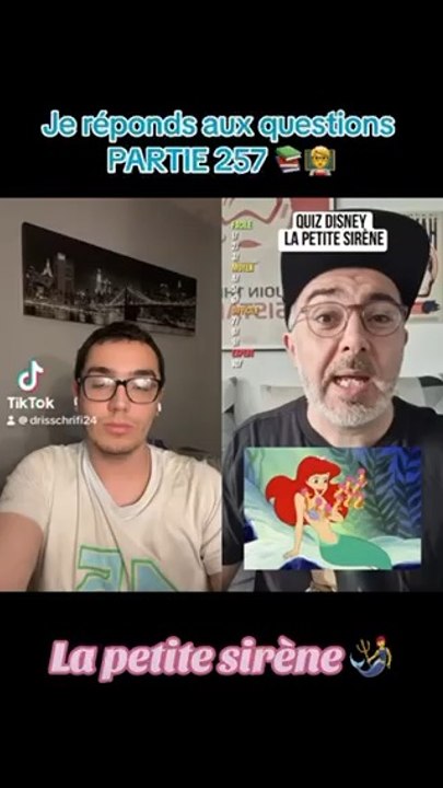 Je réponds aux questions PARTIE 257 (la petite sirène)‍