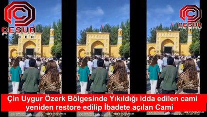 Çin  Uygur Özerk Bölgesinde  Kurban Bayramı Müslümanlar böyle kutladı