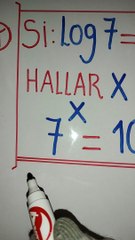 Aplicación directa de Logaritmos/Ejercicio básico 1