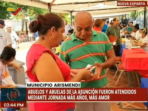 Nva. Esparta | Adultos mayores fueron beneficiados con jornada de salud en el mcpio. Arismendi